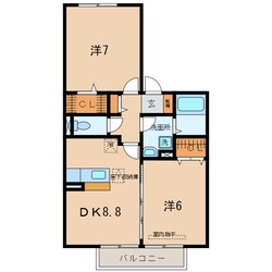 三河高浜駅 徒歩16分 1階の物件間取画像